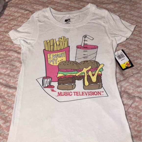 Mtv T Shirt Size Medium in Womens - Picture 1 of 4